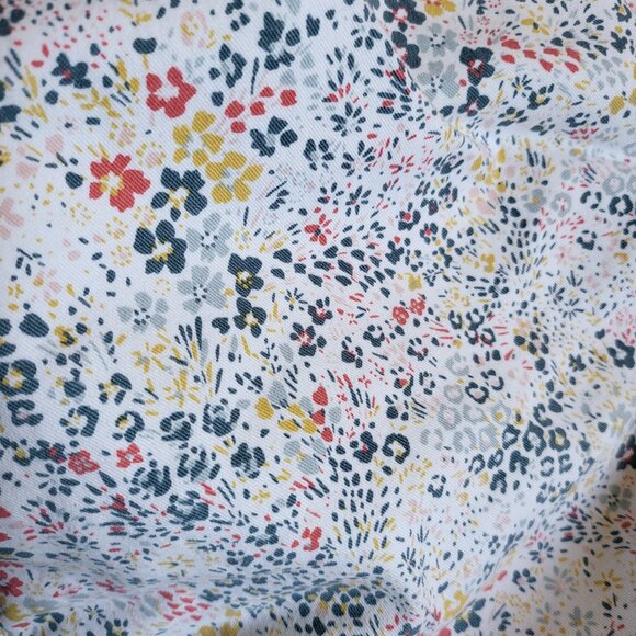 Lands End Pull On Shorts Womens Lot Of 3 Floral Black 14P Cotton Mid Rise - Picture 10 of 14